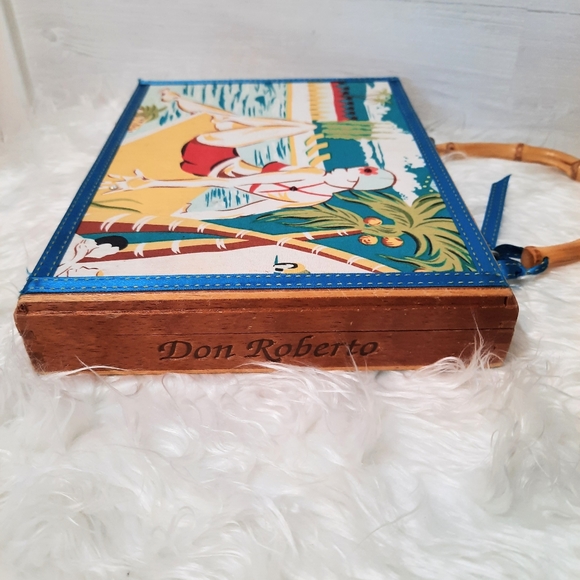 RARE vintage Las Vegas jewel Don Roberto cigar esplendidos box purse - Picture 3 of 7